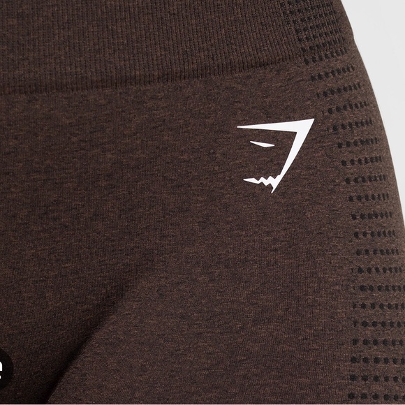Gymshark Vital Seamless Leggings - Brown Marl size Medium - Picture 2 of 3